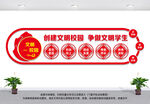 文明校园文化墙