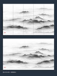 中式山水意境画