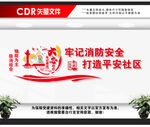 社区消防安全文化墙