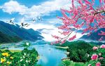  山水风景画 