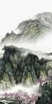 国画 简约玄关图 TIF分层画