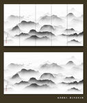 水墨抽象背景