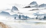 新中式背景墙