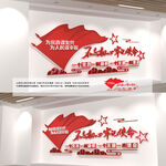 不忘初心牢记使命文化墙