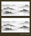 抽象水墨画