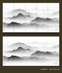 水墨山水背景
