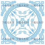 蒙古族图案矢量