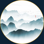 现代水墨画