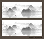 新中式意境山水画 