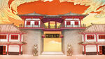 中国古代建筑插画