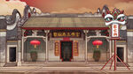 中国古建筑插画