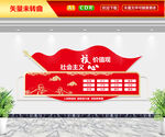 社会主义核心价值观文化墙