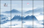水墨山水画