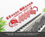 安全生产楼梯文化墙