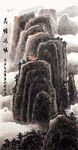 山水画水墨画模板下载