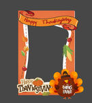 火鸡感恩节照相框