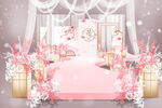 粉色中式婚礼