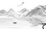 大气简约灰色墙画 TIF文件