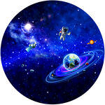 星球星空圆形