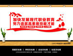 职业教育文化墙