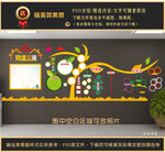 红色物业照片墙