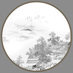 新中式山水画