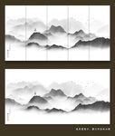 巨幅水墨画