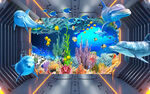 海豚海底世界3D海电视背景墙