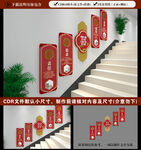 校园楼梯文化墙