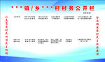 村务公开栏