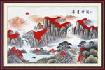  鸿运当头国画