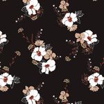 黑底花