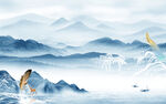高清山水背景 TIF分层文件