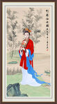 竹荫仕女图