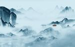 高档 客厅新山水画 TIF分层