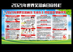 2021年世界艾滋病日宣传栏