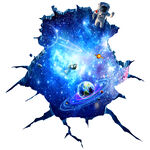 3D宇宙星空地板地