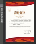 获奖荣誉证书