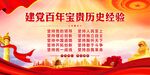 建党百年宝贵历史经验