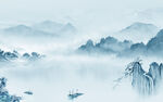 简约 客厅新山水画 TIF分层