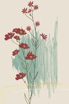 红色花朵
