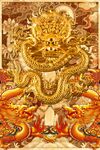 3D立体浮雕龙纹