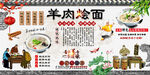 羊肉烩面背景墙