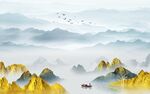 新中式背景墙