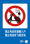 禁止电动车充电图标
