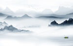 爆款山水高清背景 tif分层