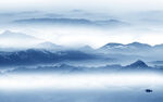 中国风新意境山水画 TIF分层