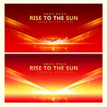 红色大气舞台背景