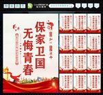 参军宣传展板 