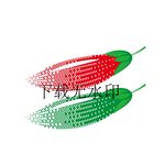 辣椒矢量手绘插画设计